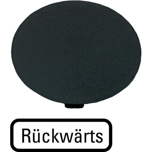 EATON - Tastenplatte, Pilz schwarz, RÜCKWÄRTS