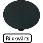 EATON - Tastenplatte, Pilz schwarz, RÜCKWÄRTS