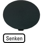 EATON - Tastenplatte, Pilz schwarz, SENKEN