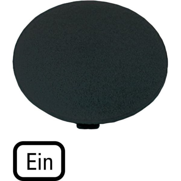 EATON - Tastenplatte, Pilz schwarz, EIN