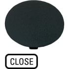 EATON - Tastenplatte, Pilz schwarz, CLOSE