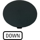 EATON - Tastenplatte, Pilz schwarz, DOWN