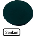 EATON - Tastenplatte, flach schwarz, SENKEN