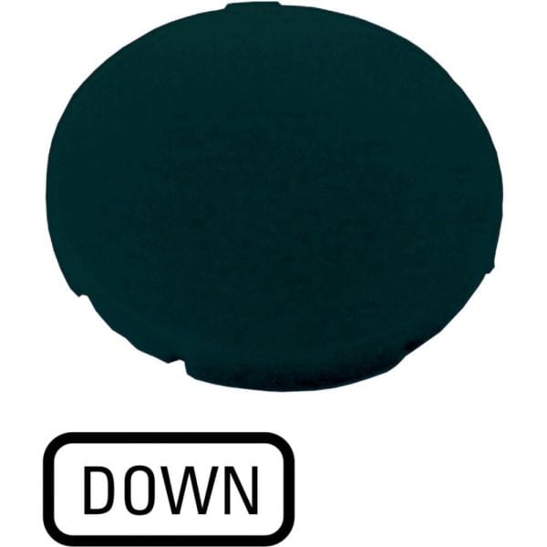 EATON - Tastenplatte, flach schwarz, DOWN