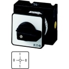 EATON - EIN-AUS-Schalter, T0, 20 A, Einbau, 1 Baueinheit(en), Kontakte: 2, 90 °, rastend, mit 0-Stellung, 0-1-0-1, Abwicklungs Nr. 15108
