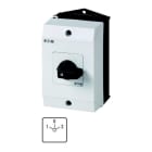 EATON - Wendeschalter, T0, 20 A, Aufbau, 3 Baueinheit(en), Kontakte: 5, 60 °, rastend, mit 0-Stellung, 1-0-2, Abwicklungs Nr. 8401