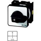 EATON - Spannungsmesserumschalter, T0, 20 A, Einbau, 2 Baueinheit(en), Kontakte: 4, 90 °, rastend, mit 0-Stellung, 0-L1/L2 L2/L3 L3/L1, Abwicklungs