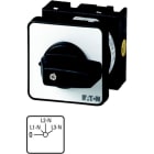 EATON - Spannungsmesserumschalter, T0, 20 A, Zentraleinbau, 2 Baueinheit(en), Kontakte: 4, 45 °, rastend, mit 0-Stellung, 0-Phase/N, Abwicklungs Nr.