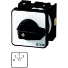 EATON - Stufenschalter, T0, 20 A, Einbau, 2 Baueinheit(en), Kontakte: 3, 45 °, rastend, mit 0-Stellung, 0-3, Abwicklungs Nr. 171
