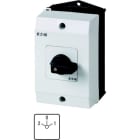 EATON - Polumschalter, T0, 20 A, Aufbau, 4 Baueinheit(en), Kontakte: 8, 60 °, rastend, mit 0-Stellung, 2-0-1, Abwicklungs Nr. 5