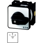 EATON - Tastschalter, T0, 20 A, Zentraleinbau, 2 Baueinheit(en), Kontakte: 4, 45 °, tastend/rastend, mit 0-Stellung, mit 2-seitigem Rückzug, START>2