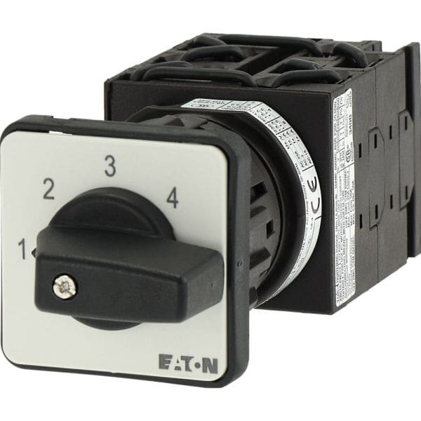 EATON - Stufenschalter, T0, 20 A, Zentraleinbau, 3 Baueinheit(en), Kontakte: 5, 45 °, rastend, ohne 0-Stellung, 1-5, Abwicklungs Nr. 8232