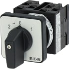 EATON - Universal-Steuerschalter, T0, 20 A, Einbau, 3 Baueinheit(en), Kontakte: 6, 45 °, tastend/rastend, mit 0-Stellung, mit Rückzug nach 0, 2>0-1,
