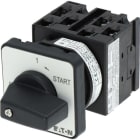 EATON - EIN-AUS-Taster, T0, 20 A, Einbau, 3 Baueinheit(en), Kontakte: 6, Tastfunktion in Stellung START, 90 °, rastend, mit 0-Stellung, mit Rückzug 