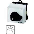 EATON - Stufenschalter, T0, 20 A, Verteilereinbau, 3 Baueinheit(en), Kontakte: 6, 45 °, rastend, ohne 0-Stellung, 1-6, Abwicklungs Nr. 8233