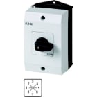 EATON - Stufenschalter, T0, 20 A, Aufbau, 4 Baueinheit(en), Kontakte: 8, 45 °, rastend, ohne 0-Stellung, 1-8, Abwicklungs Nr. 8235