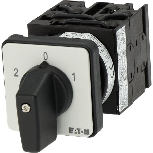 EATON - Polumschalter, T0, 20 A, Einbau, 4 Baueinheit(en), Kontakte: 8, 60 °, rastend, mit 0-Stellung, 2-0-1, Abwicklungs Nr. 5