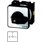 EATON - Stern-Dreieck-Schalter, T0, 20 A, Einbau, 4 Baueinheit(en), Kontakte: 7, 90 °, rastend, mit 0-Stellung, 0-Y-D, SOND 27, Abwicklungs Nr. 8419