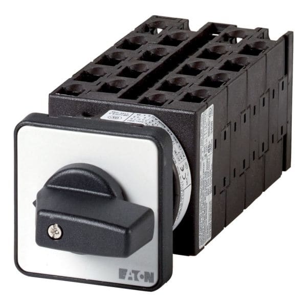 EATON - Stufenschalter, T0, 20 A, Einbau, 9 Baueinheit(en), Kontakte: 18, 45 °, rastend, ohne 0-Stellung, 1-6, Abwicklungs Nr. 15153