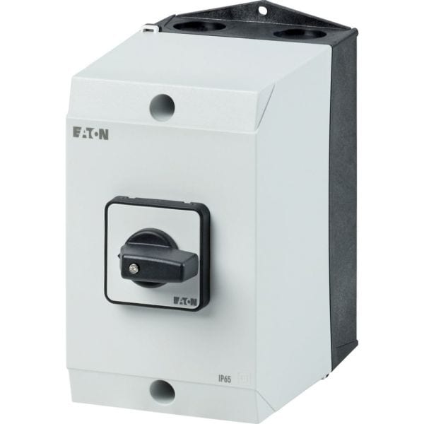 EATON - Wende-Stern-Dreieck-Schalter, T3, 32 A, Aufbau, 5 Baueinheit(en), Kontakte: 10, 60 °, rastend, mit 0-Stellung, D-Y-0-Y-D, Abwicklungs Nr. 15