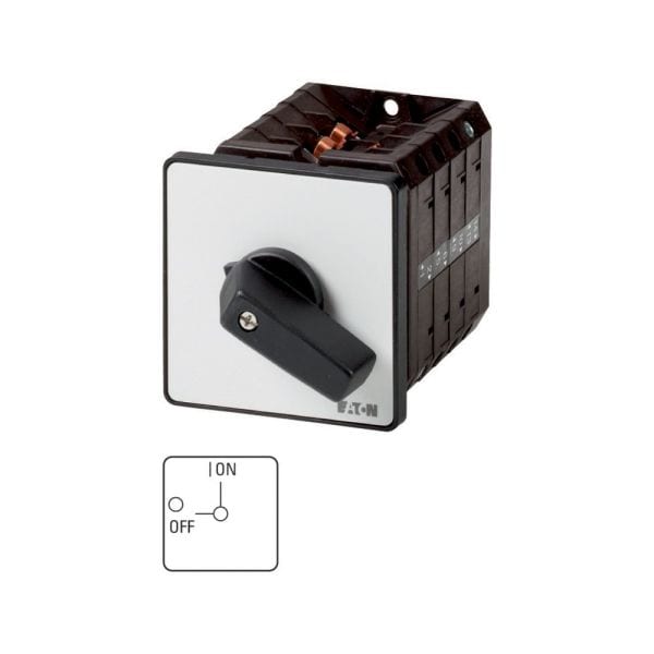 EATON - EIN-AUS-Schalter, 6-polig + 1 Schließer + 1 Öffner, 100 A, 90 °, Einbau