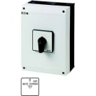 EATON - Umschalter, T5, 100 A, Aufbau, 4 Baueinheit(en), Kontakte: 8, 60 °, rastend, mit 0-Stellung, Netz-0-Notstrom, Abwicklungs Nr. 8902