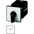 EATON - Umschalter, T5B, 63 A, Zwischenbau, 2 Baueinheit(en), Kontakte: 4, 90 °, rastend, ohne 0-Stellung, 1-2, Abwicklungs Nr. 8221