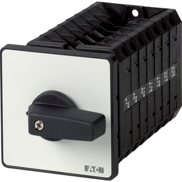 EATON - Stufenschalter, T5B, 63 A, Einbau, 7 Baueinheit(en), Kontakte: 8, 45 °, rastend, ohne 0-Stellung, 1-8, Abwicklungs Nr. 182