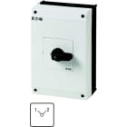 EATON - Umschalter, T5B, 63 A, Aufbau, 3 Baueinheit(en), Kontakte: 6, 90 °, rastend, ohne 0-Stellung, 1-2, Abwicklungs Nr. 8222