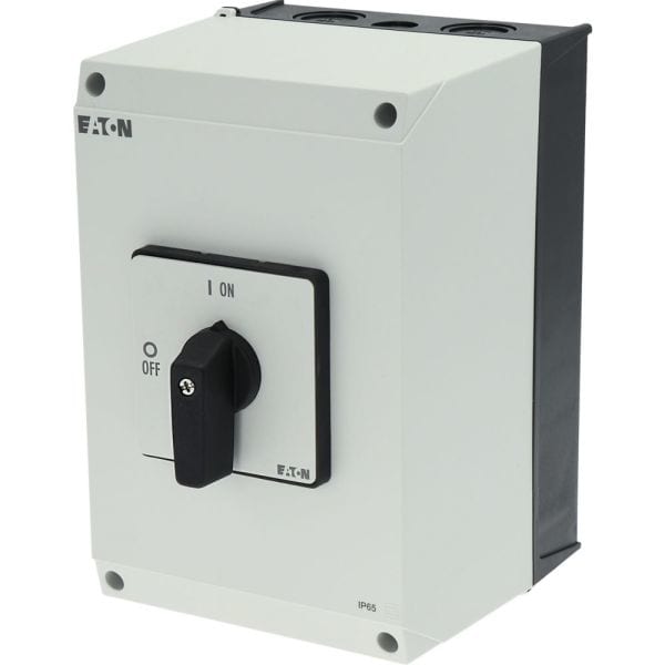 EATON - EIN-AUS-Schalter, 6-polig + 1 Schließer + 1 Öffner, 63 A, 90 °, Aufbau