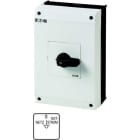 EATON - Umschalter, T5B, 63 A, Aufbau, 4 Baueinheit(en), Kontakte: 8, 60 °, rastend, mit 0-Stellung, Netz-0-Notstrom, Abwicklungs Nr. 8902