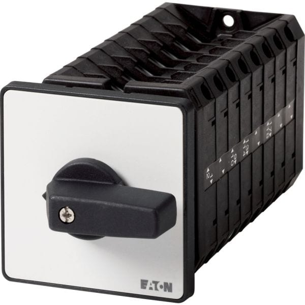 EATON - Umschalter, T5B, 63 A, Einbau, 8 Baueinheit(en), Kontakte: 16, 60 °, rastend, mit 0-Stellung, 1-0-2, Abwicklungs Nr. 8364