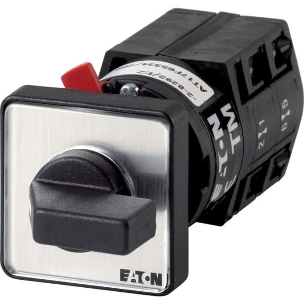 EATON - Umschalter, TM, 10 A, Zentraleinbau, 2 Baueinheit(en), Kontakte: 4, 60 °, rastend, mit 0-Stellung, HAND-0-AUTO, Abwicklungs Nr. 15432