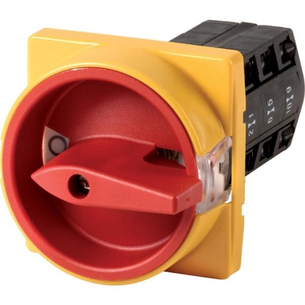 EATON - Hilfsstromtrennschalter, TM, 10 A, Einbau, 3 Baueinheit(en), Kontakte: 6, 90 °, bis 250 V AC pro Kontakt, Abwicklungs Nr. 8326
