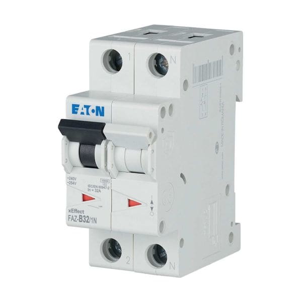 EATON - Leitungsschutzschalter, 32 A, 1p+N, Charakteristik: B