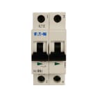 EATON - Leitungsschutzschalter, 2 A, 2p, Charakteristik: D