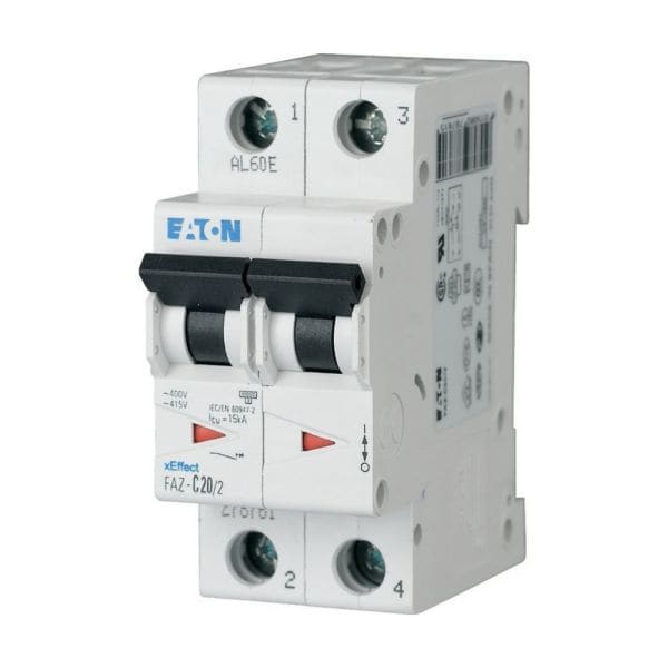 EATON - Leitungsschutzschalter, 16 A, 2p, Charakteristik: K