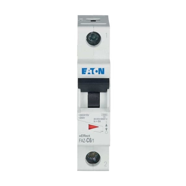 EATON - Leitungsschutzschalter, 6 A, 1p, Charakteristik: C