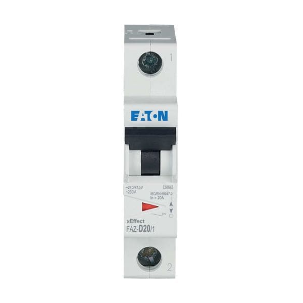 EATON - Leitungsschutzschalter, 20 A, 1p, Charakteristik: D