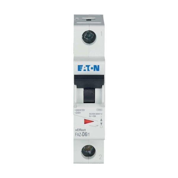EATON - Leitungsschutzschalter, 6 A, 1p, Charakteristik: D