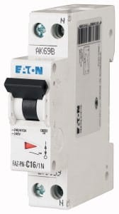 EATON - Leitungsschutzschalter, 32 A, 1p+N, Charakteristik: C