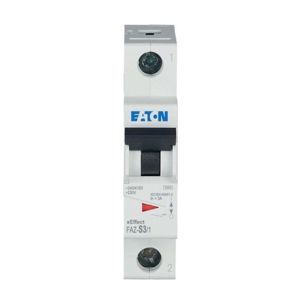 EATON - Leitungsschutzschalter, 3 A, 1p, Charakteristik: S