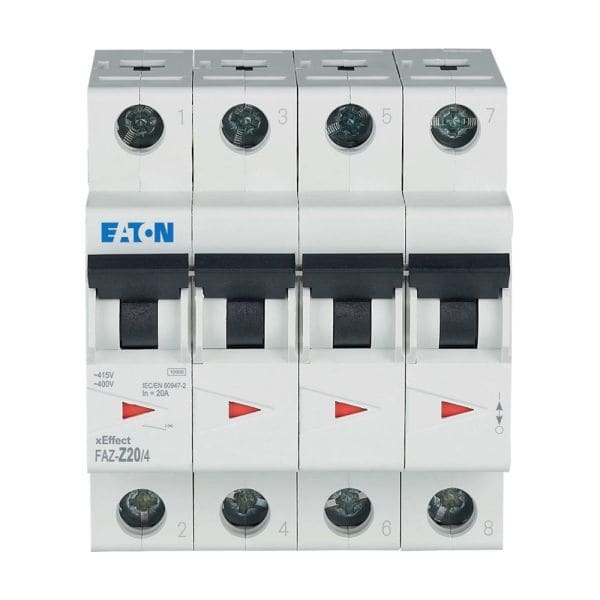 EATON - Leitungsschutzschalter, 20 A, 4p, Charakteristik: Z