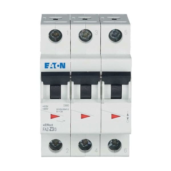 EATON - Leitungsschutzschalter, 3 A, 3p, Charakteristik: Z
