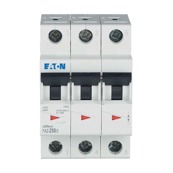 EATON - Leitungsschutzschalter, 50 A, 3p, Charakteristik: Z