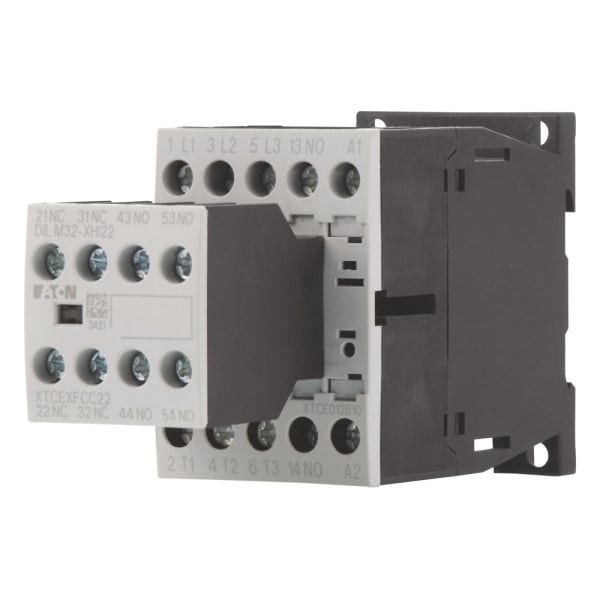 EATON - Leistungsschütz, 380 V 400 V 5,5 kW, 3 S, 2 Ö, 230 V 50/60 Hz, Wechselstrombetätigung, Schraubklemmen