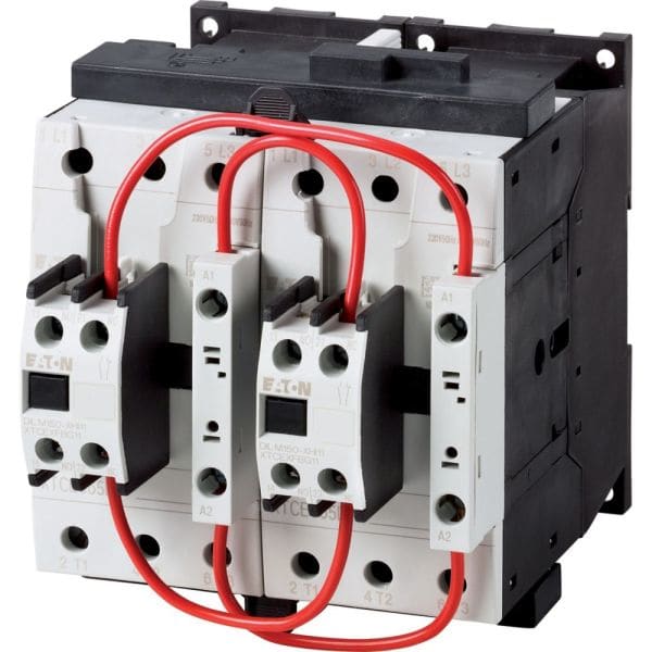EATON - Wendeschützkombination, 380 V 400 V: 22 kW, 110 V 50 Hz, 120 V 60 Hz, Wechselstrombetätigung
