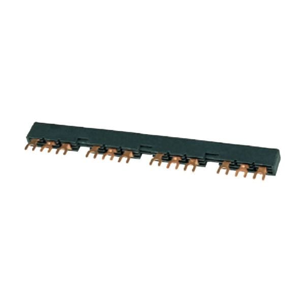 EATON - Drehstromschienenblock, berührungssicher, kurzschlussfest, Ue = 690 V, Iu = 63 A, Schutzschalter: 4, Teilungsmaß 45 + 18 mm, Ausführung des