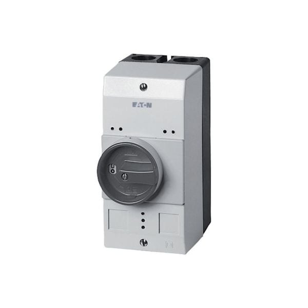 EATON - Isolierstoffgehäuse, CI-PKZ0, H x B x T = 158 x 80 x 126 mm, IP55, Drehgriff schwarz/grau
