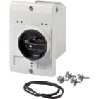 EATON - Isolierstoffgehäuse, E-PKZ0, H x B x T = 129 x 85 x 124 mm, Einbau, Drehgriff schwarz/grau, IP55